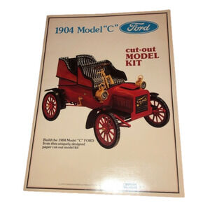 VTG 70s Ford 1904 Model C Cut Out Model Kit 1979 Canadian Heritage Products